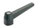 Product image of ELESA® MF.N - Lever handles with brass boss with square hole H9