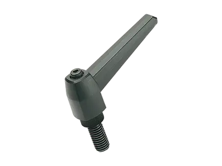 Product image of ELESA® MR.p - Adjustable handles with threaded stud, steel black-oxide