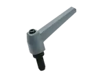Product image of ELESA® MR.p - Adjustable handles with threaded stud, steel black-oxide