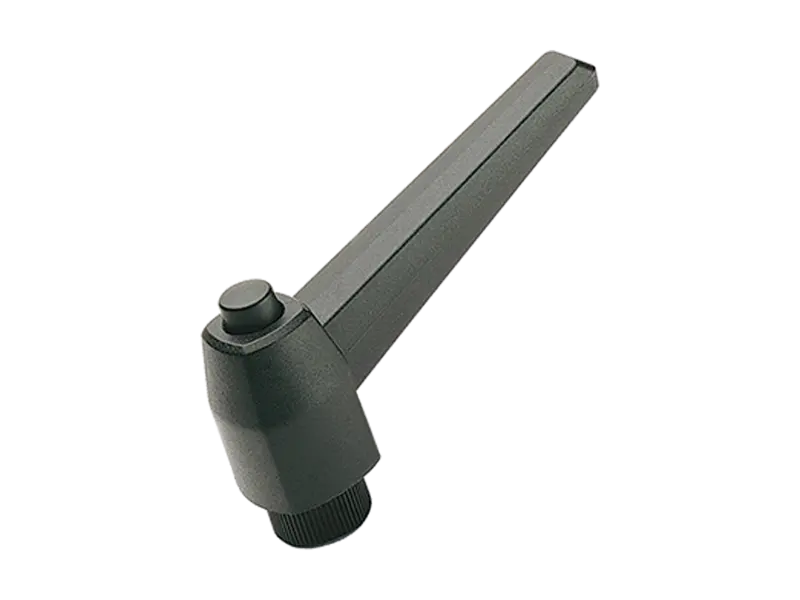 Image du produit de ELESA® MRX. - Poignées débrayables avec bouton de reprise, douille en laiton avec filetage borgne