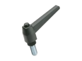 Immagine del prodotto ELESA® MRX.p - Maniglie a ripresa con pulsante di ripresa, prigioniero filettato in acciaio zincato