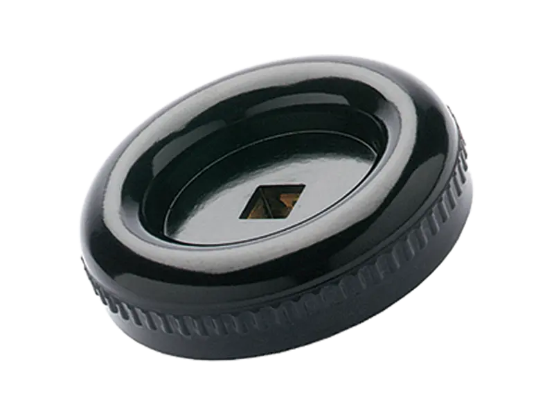 Product image of ELESA® VZ. - Knurled knobs with square through-hole and brass reinforcement