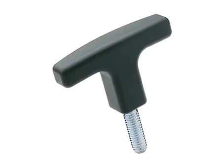 Obraz produktu ELESA® L.652 p - Uchwyty teowe z trzpieniem gwintowanym stalowym powłoka cynkowa