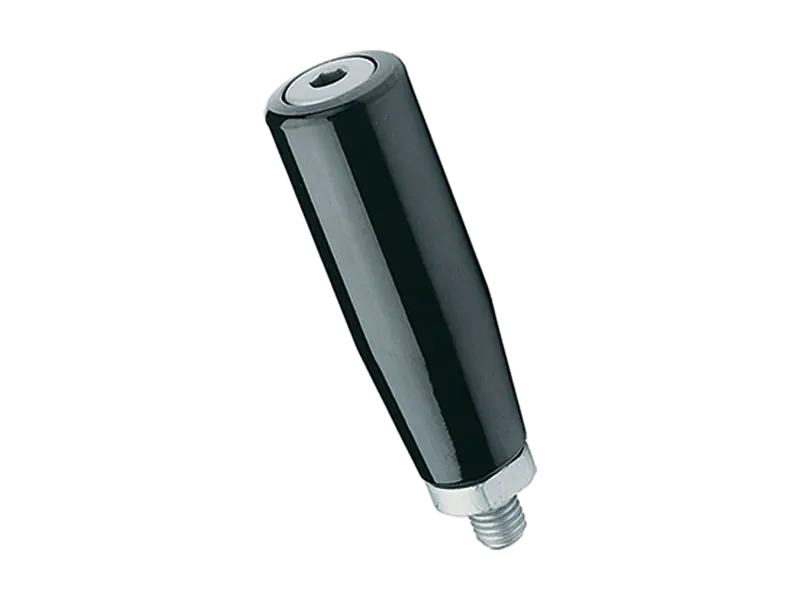 Produktbild von ELESA® I.281+x+Gh - Drehbare Zylindergriffe Gewindebolzen mit Schlüsselflächen Stahl matt verchromt, Kopf mit Innensechskant