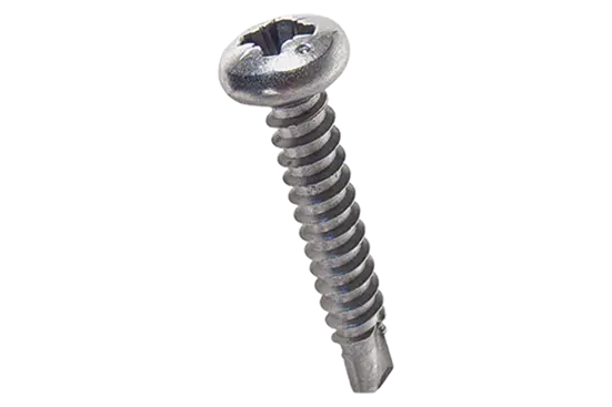 BN 14727 | Vis autoperceuses à tête cylindrique bombée avec empreinte cruciforme Pozidriv forme Z