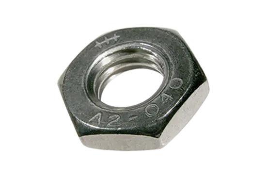 BN 20015 | Hex jam nuts ~0,5d metric fine thread