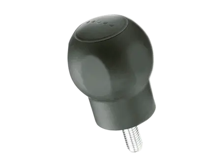 Produktbild von ELESA® Ergostyle EBK-p-SOFT - Griffe mit Gewindebolzen Stahl verzinkt