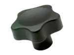 Product image of ELESA® VC.692 - Lobe knobs with brass boss, tapped blind hole