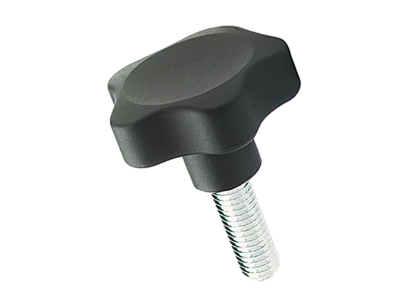 Product image of ELESA® VC.692 p - Lobe knobs with threaded stud, steel zinc plated