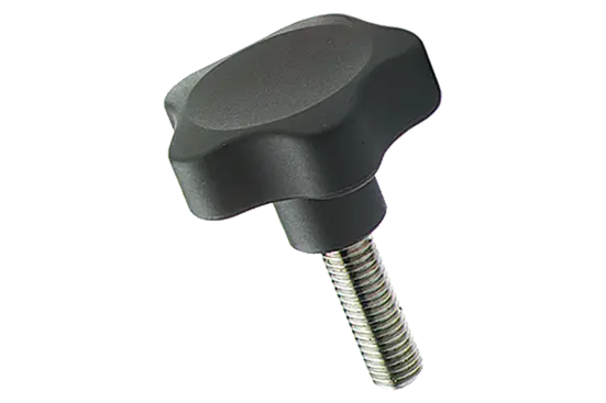 BN 20081 | Lobe knobs with threaded stud, stainless steel