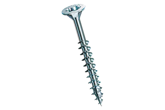BN 20184 | Tornillos de cabeza avellanada para aglomerado parcialmente roscados y con hueco hexalobular T-STAR plus con punta 4CUT