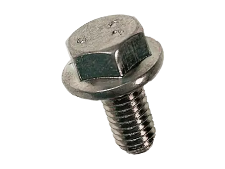 Product image of Serrated hex flange head cap screws fully threaded