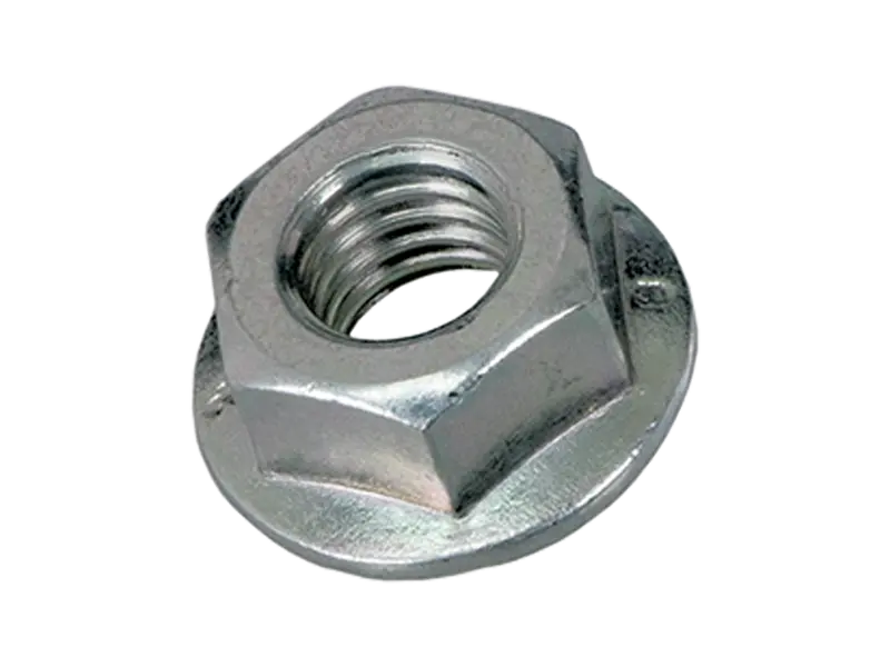 Product image of Hex nuts with flange and serrations