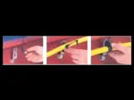 Illustrazione di montaggio per Panduit® Pan-Clamp™ - Morsetti a diametro fisso per carichi pesanti