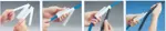 Illustration de montage pour Panduit® Pan-Wrap™ - Outil de montage pour gaines annelées fendues