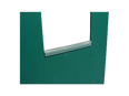 Imagen del producto de Panduit® - Perfil salvacables adhesivo con bordes con bordes de pared sólida