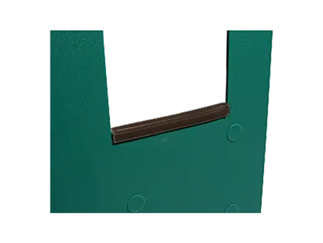 Image du produit de Panduit® - Protèges arêtes sans encoches avec surface adhésive pour passages de câbles résistant aux intempéries