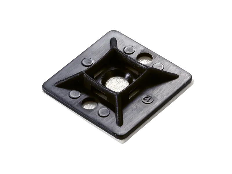 Image du produit de Embases adhésives à 4 entrées pour attaches de câbles