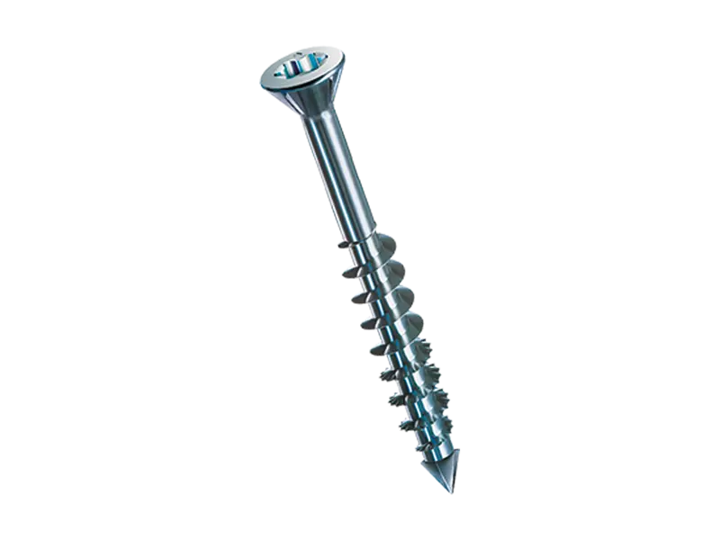 Immagine del prodotto SPAX® M - Viti a testa svasata piana per pannelli di fibra a media densità parzialmente filettate, nervature sottotesta e impronta a cava esalobata T-STAR plus con punta CUT