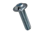 Image du produit de Vis à tête bombée à embase à six lobes internes, entièrement filetées