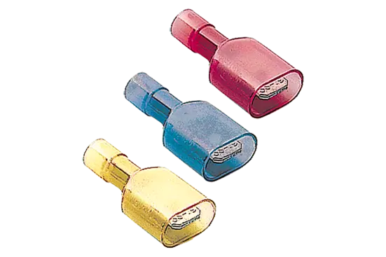 BN 20378 | Connecteurs mâles avec douille antivibration en cuivre, entièrement isolés PA 6.6