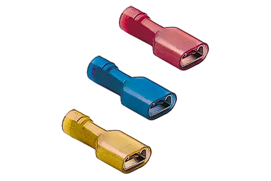 BN 20379 | Connecteurs femelles avec douille antivibration en cuivre, entièrement isolés PA 6.6