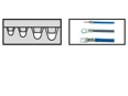 Technical drawing with dimensions of BM - Crimping tools for terminals without insulation