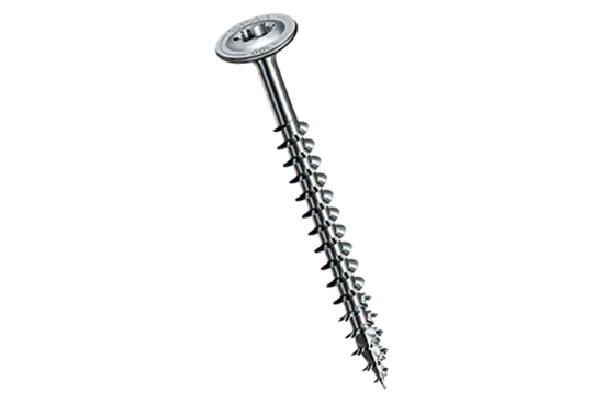 BN 20537 | Vis avec embase pour constructions en bois à six lobes internes T-STAR plus avec pointe 4CUT