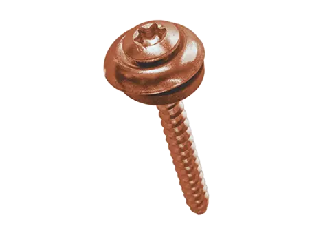 Image du produit de Vis pour façades à tête fraisée bombée à six lobes internes, cuvette et rondelle d'étanchéité
