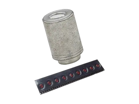 Product image of PEM® ReelFast® SMTSO - Surface mount spacers with trou-hole, with adhesive patch, on tape for PC boards
