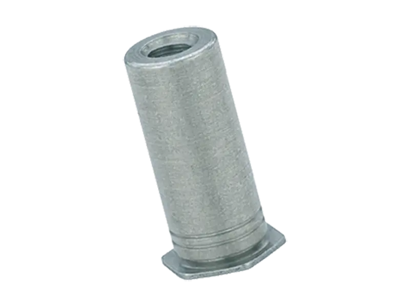 Product image of PEM® TSO - Self-clinching threaded standoffs open type, with unthreaded end, for metallic materials