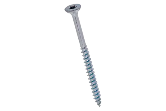 BN 20699 | Tornillos de cabeza avellanada para aglomerado con hueco hexalobular, parcialmente roscados y nevaduras de fresado