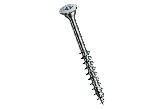 BN 20741 | Vis à tête large extrêmement basse pour constructions en bois avec six lobes internes T-STAR plus avec pointe 4CUT