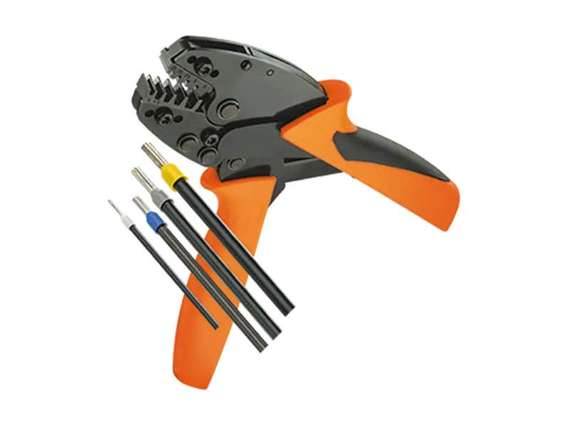 Product image of Exclusive Line - Crimping tool with trapezoidal crimp for end sleeves with and without insulation