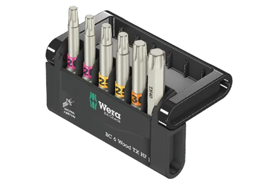 BN 20780 | Assortiment d'embouts de tournevis 1/4" pour vis à six lobes internes (Torx®) avec fonction de maintien