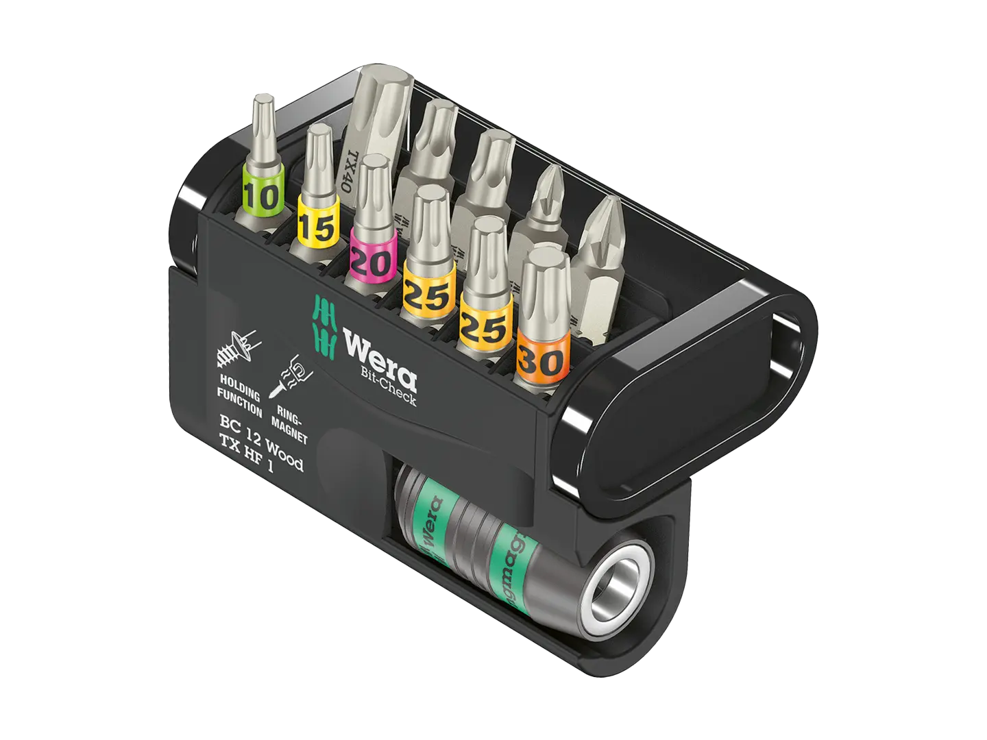 BN 20781 | Screwdriver Bits 1/4" for hexalobular (6 Lobe) socket screws Torx®, Pozidriv 25mm