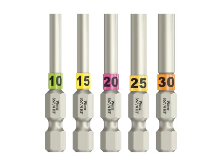 Image du produit de Wera 867/4 TX HF - Embouts de tournevis 1/4" pour vis a six lobes internes Torx® avec fonction de maintien