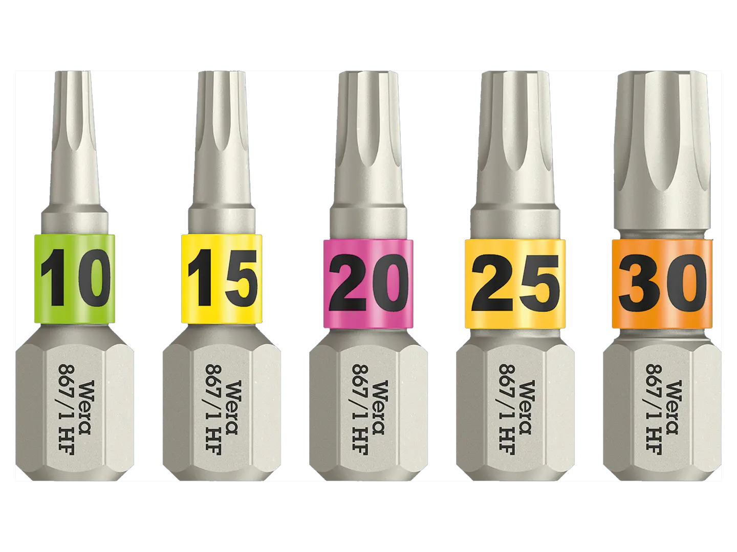 BN 20783 | Screwdriver Bits 1/4" for hexalobular (6 Lobe) socket screws Torx® 25mm