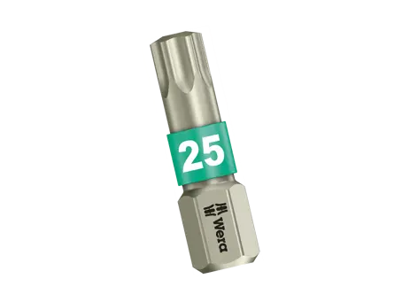 Image du produit de Wera 3867/1 TS TX - Embouts de tournevis 1/4" pour vis à six lobes internes Torx® 25mm