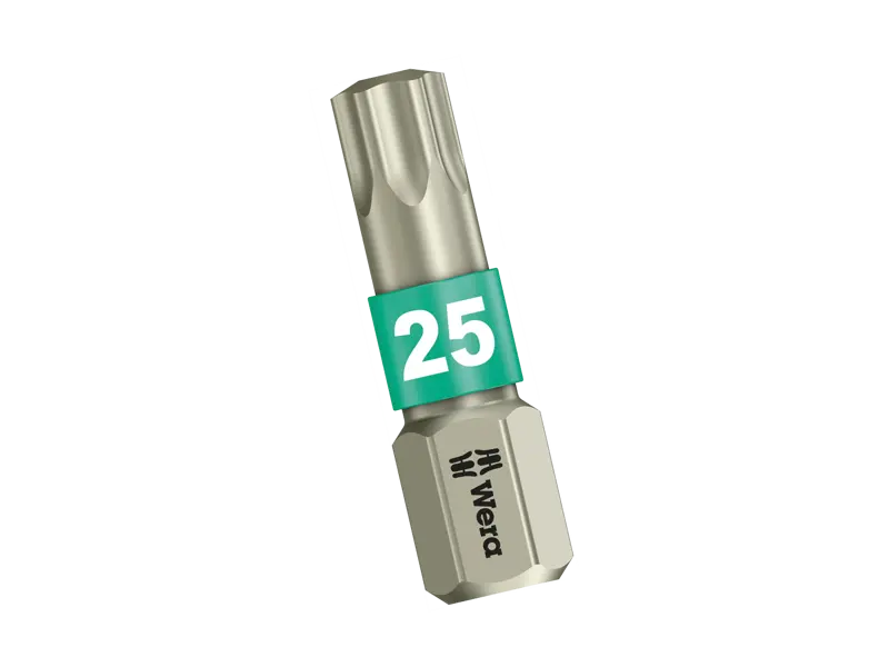 Image du produit de Wera 3867/1 TS TX - Embouts de tournevis 1/4" pour vis à six lobes internes Torx® 25mm