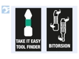 Monteringsillustration for Wera 851/1 BTZ - Skruetrækkerbits 1/4" for Phillips drive screws 25mm