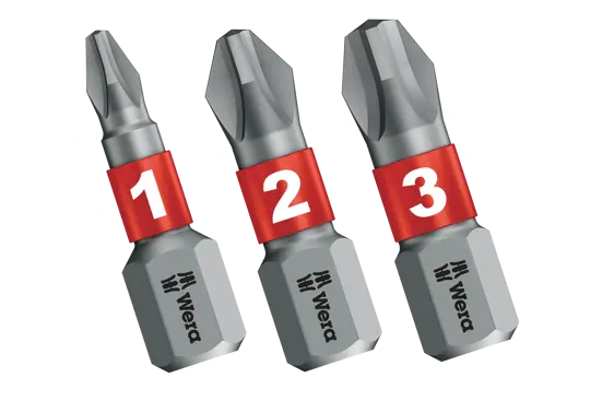 BN 20787 | Skruetrækkerbits 1/4" for Phillips drive screws 25mm
