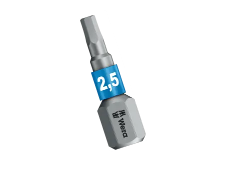 Image du produit de Wera 840/1 BTZ - Embouts de tournevis 1/4" pour vis à six pans creux 25mm
