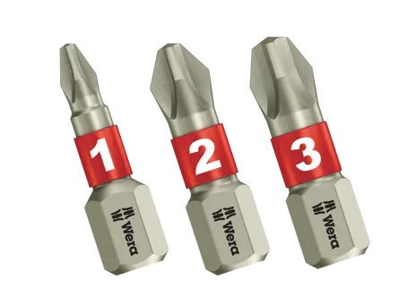 Produktbillede af Wera 3851/1 TS - Skruetrækkerbits 1/4" til skruer med Phillips krydskærv 25mm