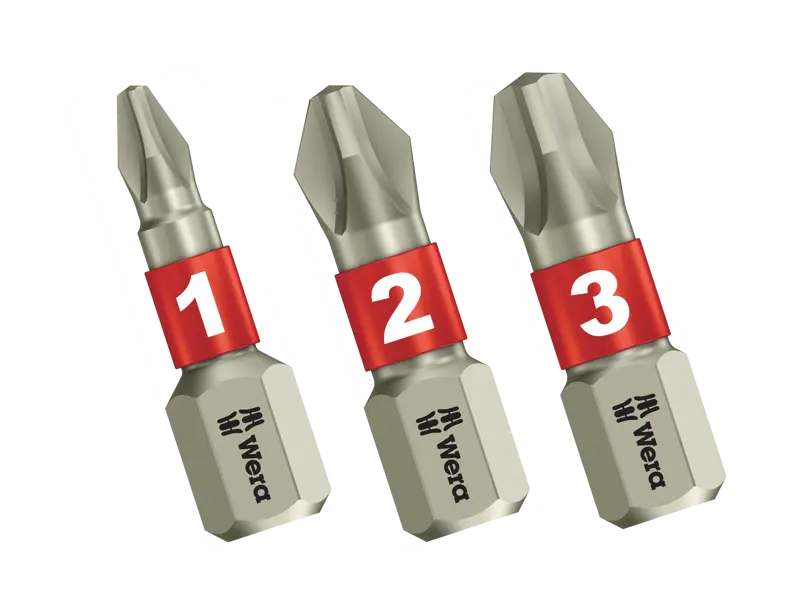 Produktbillede af Wera 3851/1 TS - Skruetrækkerbits 1/4" til skruer med Phillips krydskærv 25mm