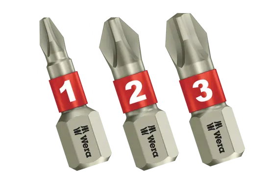 BN 20789 | Skruetrækkerbits 1/4" til skruer med Phillips krydskærv 25mm