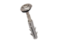 Image du produit de Vis pour façades à tête fraisée bombée à six lobes internes, cuvette et rondelle d'étanchéité avec cheville nylon prémontée