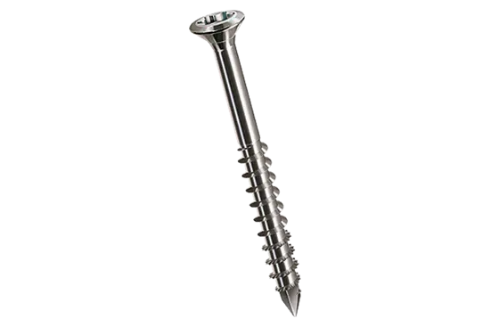 BN 20935 | Vis pour façades à tête fraisée bombée avec très petite tête, partiellement filetées et six lobes internes T-STAR plus avec pointe CUT