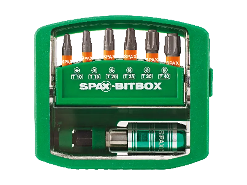 Image du produit de SPAX® - Assortiment SPAX-BITBOX 1/4" pour vis SPAX® à six lobes internes T-STAR plus, exécution courte