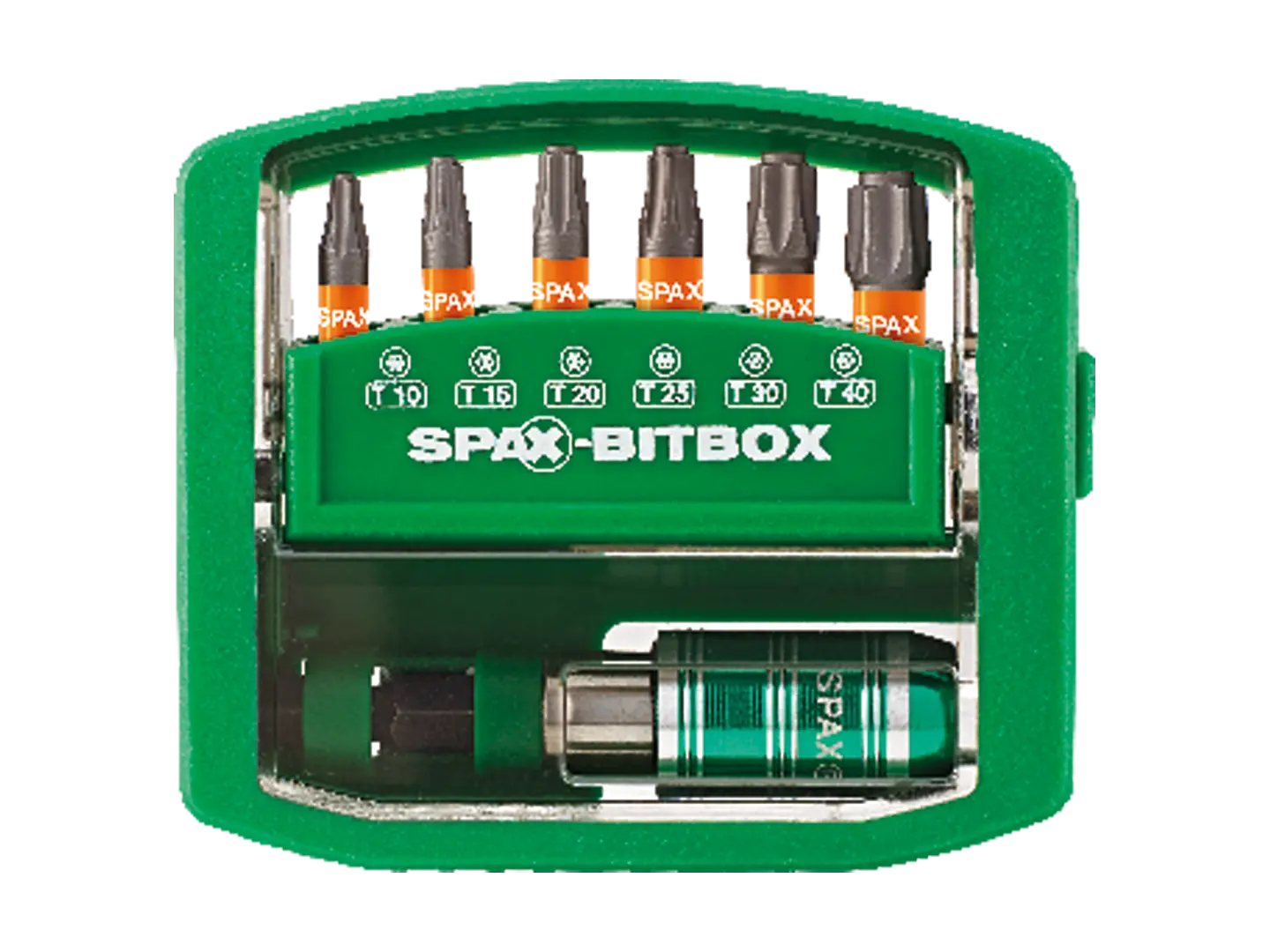 BN 20947 | Sortiment SPAX-BITBOX 1/4" für SPAX® Schrauben mit Innensechsrund T-STAR plus, kurze Ausführung